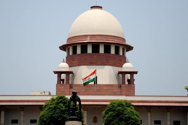 A view of the Supreme Court of India in New Delhi.