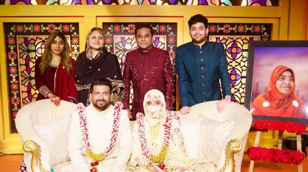 AR Rahman’s daughter Khatija gets married to audio engineer Riyasdeen