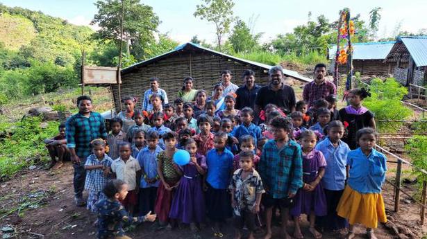 ‘Konda Badi’ resendential school set up for Konda Reddy tribal children in Chintoor