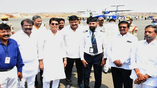 Son of the soil pilots the first flight to Kurnool