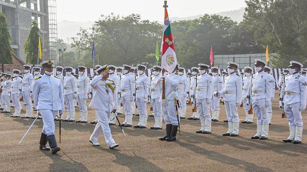 Vice-Admiral Biswajit Dasgupta, takes over as Flag Officer Commanding-in-Chief, ENC