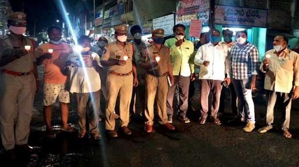 Police take out candlelight rally for fallen colleagues