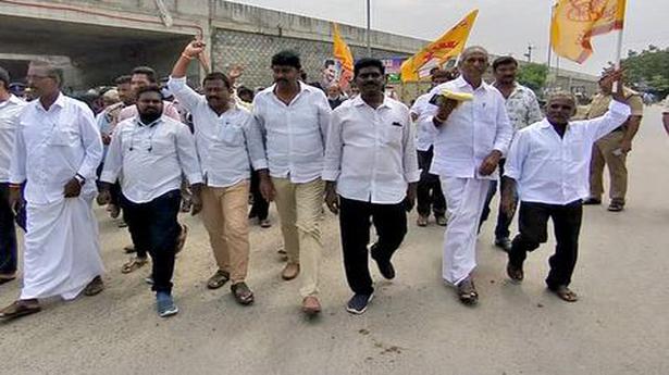 TDP leaders put under house arrest in Prakasam, Nellore