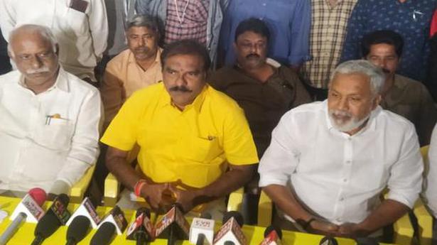 Tension in Kuppam after arrest of TDP leaders