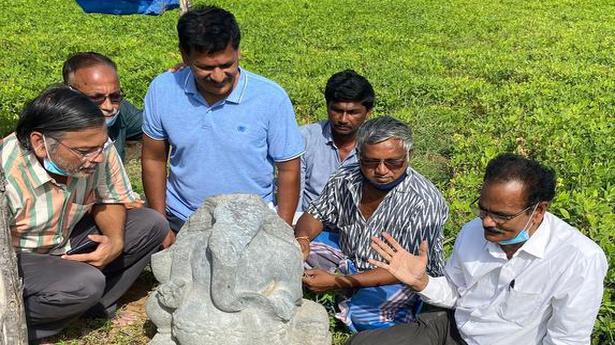 12th Century stone idol of Lord Ganesh discovered