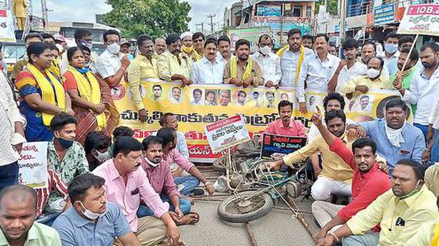 TDP seeks reduction of fuel prices by ₹10 a litre