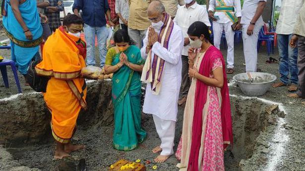 Bhumi Puja performed for Government Polytechnic College in East Godavari