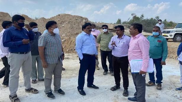 Mines officials conduct flash inspections of granite quarries in Kuppam