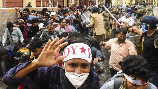 March to Nabanna | Injured DYFI activist dies; sparks political slugfest in Bengal