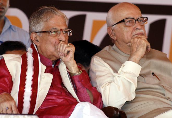Image result for Advani with Joshi