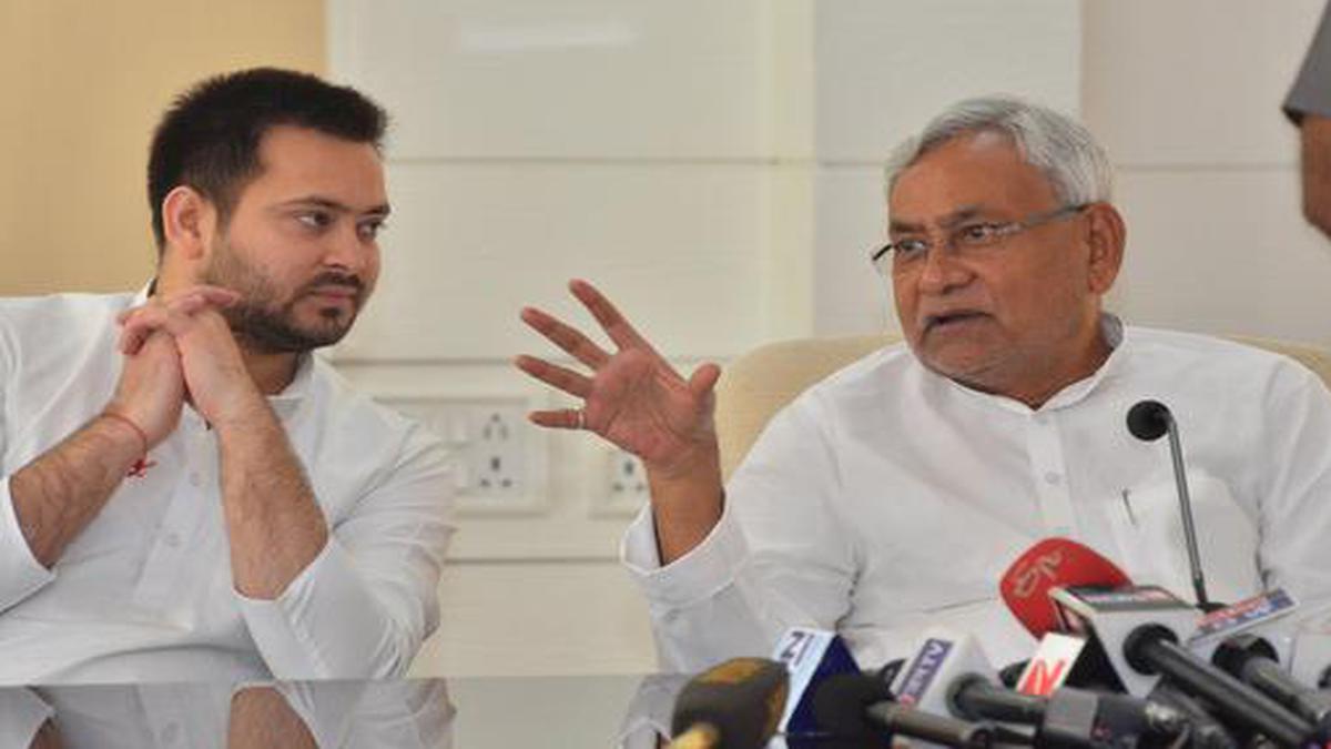 Will Nitish ask Tejaswi to resign? Crucial JD(U) meet underway - The Hindu