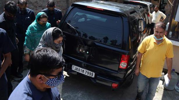 Mehbooba Mufti’s mother appears before ED