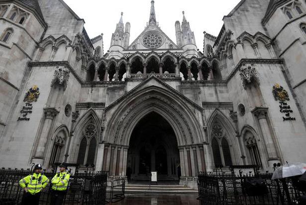 A view of The Royal Courts of Justice in London, Britain.