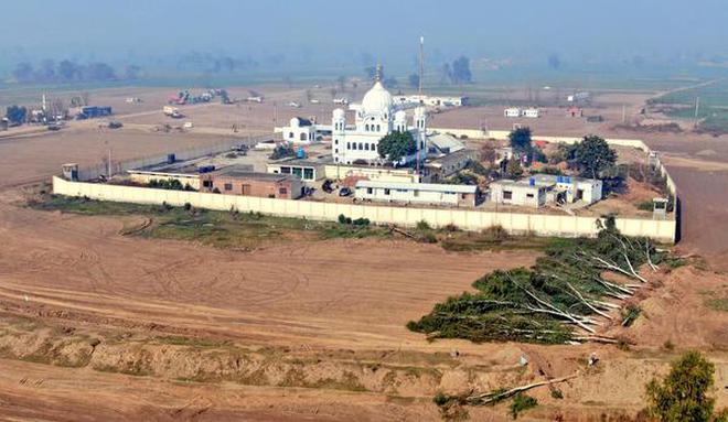 Crucial link: Land around the Gurudwara Darbar Sahib Kartarpur is being cleared and levelled for the proposed corridor in Punjab, Pakistan. Photo courtesy: Government of Pakistan