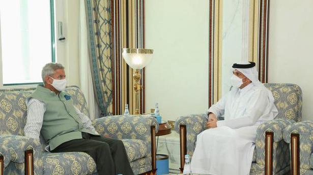 EAM Jaishankar discusses bilateral cooperation with his Qatari counterpart