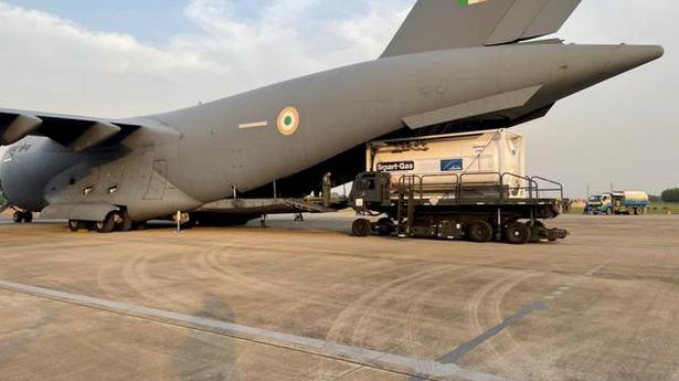 Two containers for carrying oxygen being brought from Dubai: Home Ministry