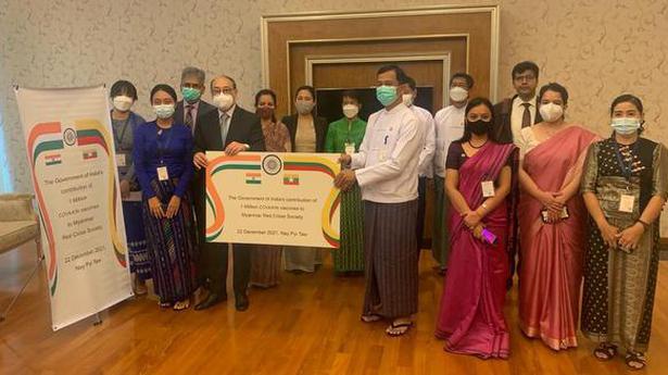 India gives 1 million COVID-19 vaccine doses to Myanmar