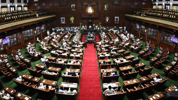 Hijab controversy: Congress legislators wear black band in Karnataka Assembly