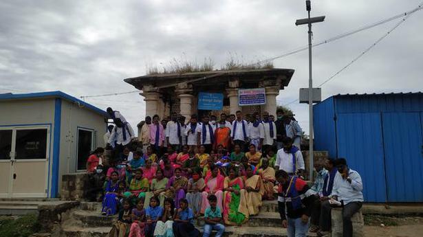 Dalit families of Dindagur visit temples for first time