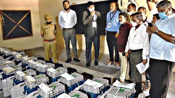 EVMs taken to strong room