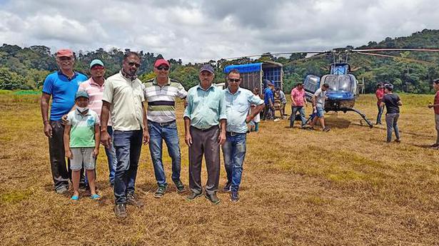 Post-pandemic boost to Kodagu as helicopter tourism kicks in