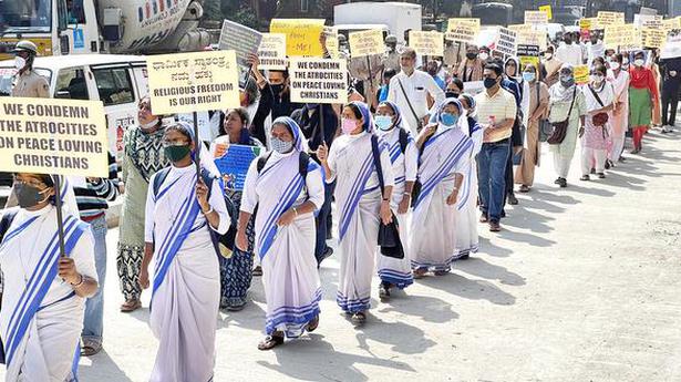 Protesters say anti-conversion Bill criminalises faith