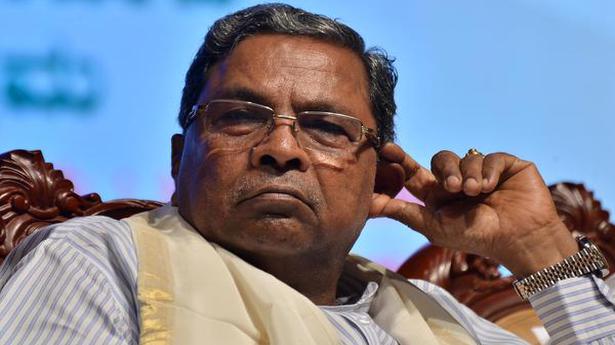 PM Modi has time to ‘campaign’ for U.S. President but not for flood-hit: Siddaramaiah - The Hindu