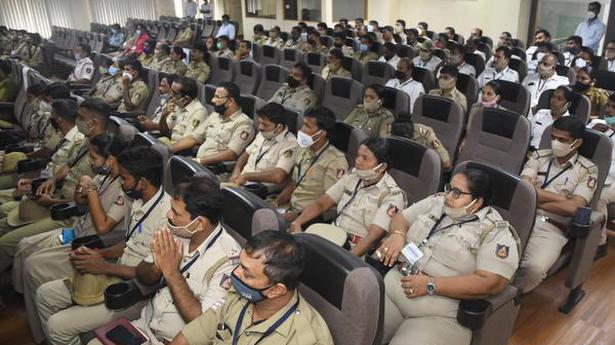 National News: At a meeting of police officials, moral policing, women’s security discussed