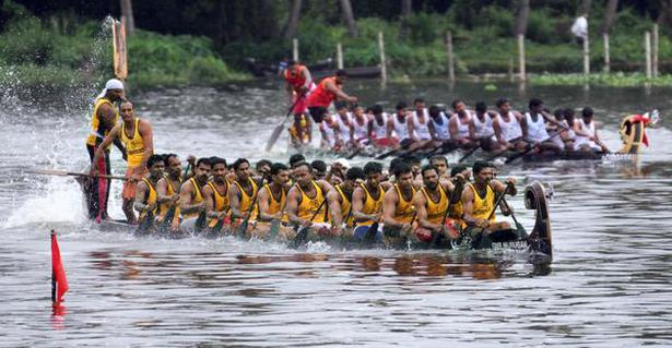 Glimpses from the Nehru Trophy Boat Race at Punnamada Lake in Alappuzha. File Photo. ṭ