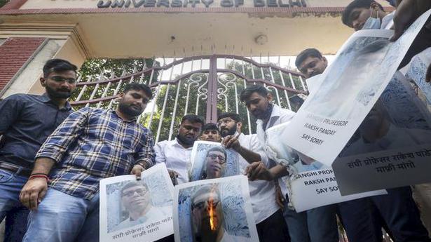 Kerala registers protest against DU professor’s ‘marks jihad’ remark