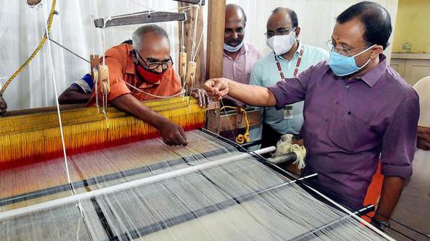 Boost for Balaramapuram weavers