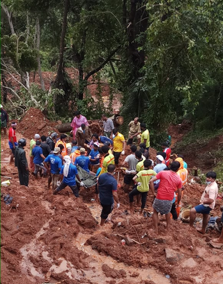 The bodies of a woman and her daughter-in-law who had been missing after a landslide at Kottakkunnu in Malappuram town two days ago retrieved on Sunday.
