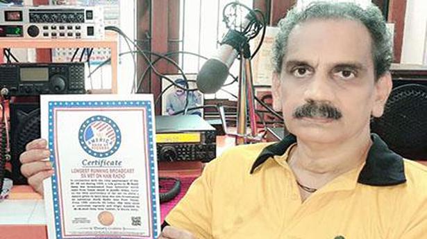 Amateur radio operator bags another award