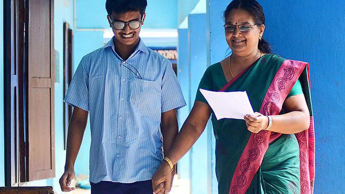 Visually impaired student creates history - The Hindu