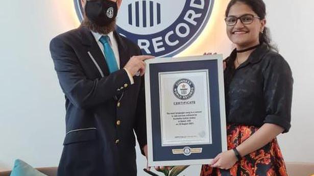Girl sets Guinness record by singing in 120 languages