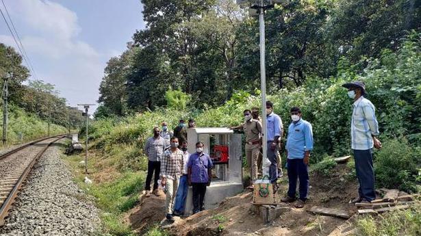 Railways install sound beacons at Walayar to scare away elephants