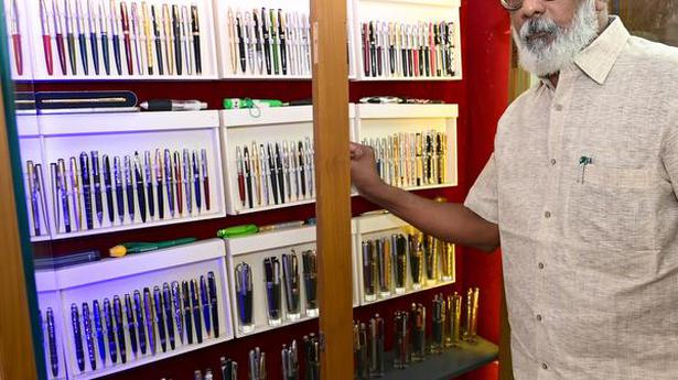 Meet K. Varghese from Kerala who has a penchant for collecting pens