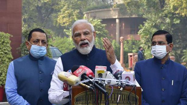 ‘Government ready to discuss all issues’, says PM Modi ahead of winter session
