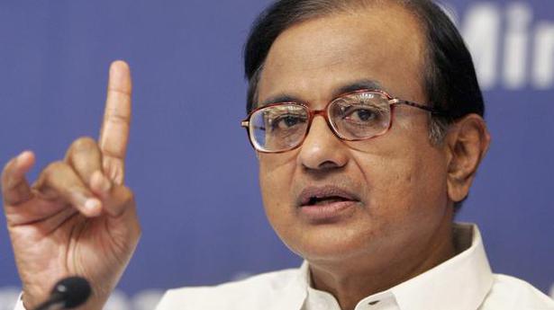 Chidambaram terms Centre’s polls first policy for J&K ‘bizarre’