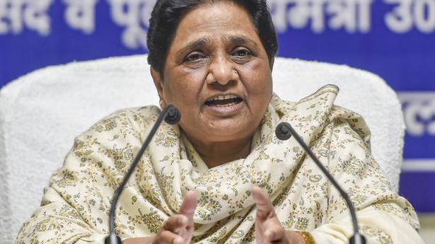 Change of regime, not protests will safeguard Constitution: Mayawati