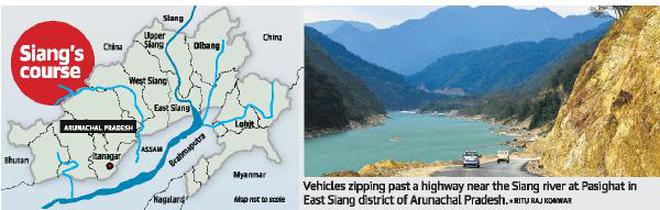 Heavy water discharge from China threatens Arunachal