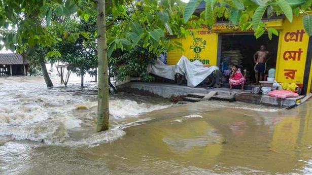 Two dead, 22 lakh hit by floods in West Bengal
