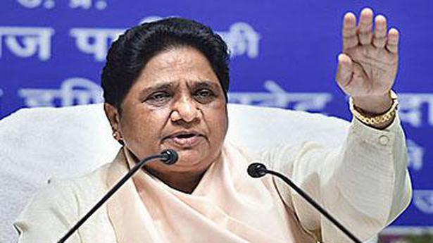 Will write to EC demanding ban on poll surveys, says Mayawati