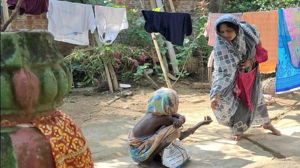 Odisha woman sarpanch begs for a living