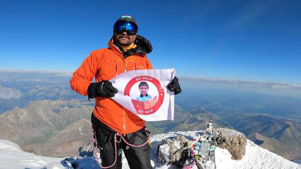 Two down, five to go in Navi Mumbai policeman’s mission to scale seven mountain peaks in a year