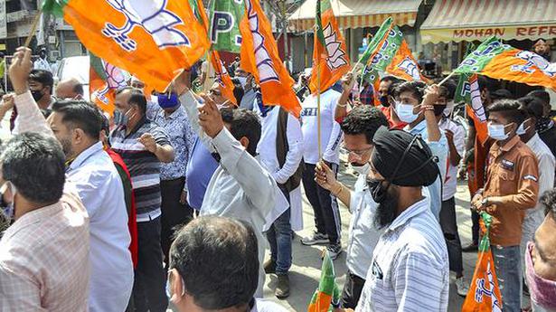 BJP stages dharna in Punjab over attack on party MLA