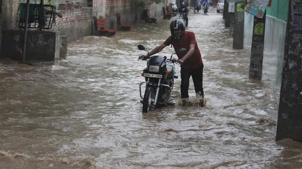 Rain leads to water-logging in several parts of Gurugram