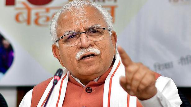 Row over Haryana CM advice to cadre ‘for tit-for-tat action against farmers’