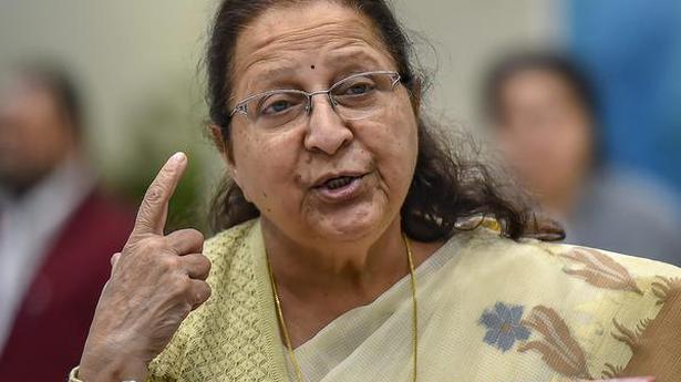 Unidentified person booked for rumour about Sumitra Mahajan's death