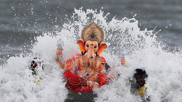 More than 34,000 idols immersed on last day of Ganpati festival in Mumbai; three boys who ventured into sea still missing